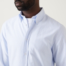 Striped Oxford Casual Shirt