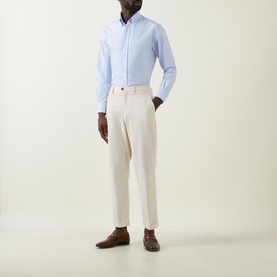 Oxford Single-Cuff Casual Shirt