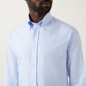 Oxford Single-Cuff Casual Shirt