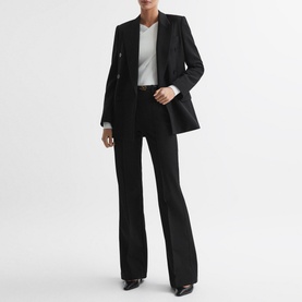 Claude High-Rise Flared Trousers