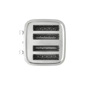 MR Illumination Matt Steel 4 Slice Toaster