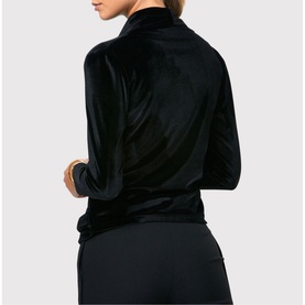 Roxanne Black Velvet Top
