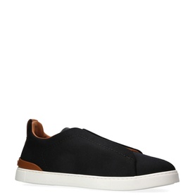 Triple-Stitch Low-Top Trainers