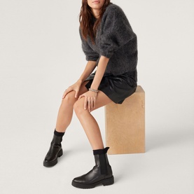 Fill Twist Back Sweater