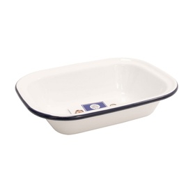 Enamelled Large Pie Dish