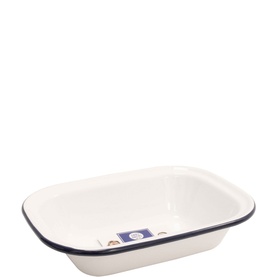 Enamelled Large Pie Dish