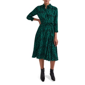 Lainey Printed Shirt Dress