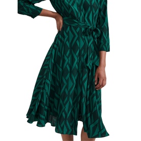 Lainey Printed Shirt Dress
