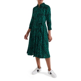Lainey Printed Shirt Dress