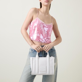 The Monogram Debossed Small Tote Bag