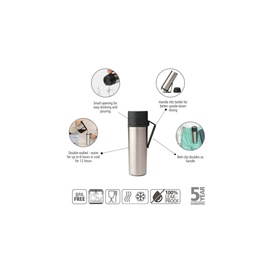 Make & Take Insulated Flask 0.5L - Dark Grey