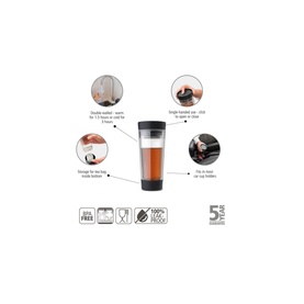 Make & Take Travel Tea Cup - Dark Grey
