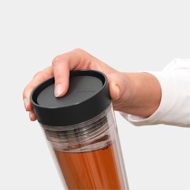 Make & Take Travel Tea Cup - Dark Grey