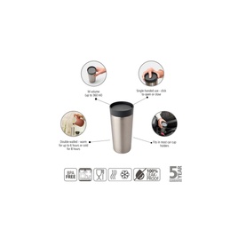Make & Take Insulated Cup, 0.36L - Dark Grey