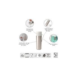 Make & Take Insulated Flask 0.5L - Light Grey