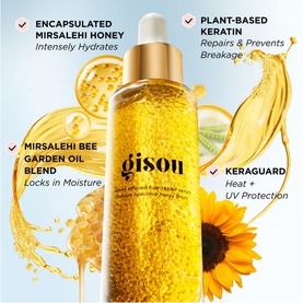 Honey Infused Hair Repair Serum - Intense Hydration Honey Drops