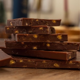 Milk Chocolate with Orange & Honeycomb 350g