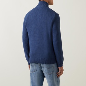 Half-Zip Logo Sweater