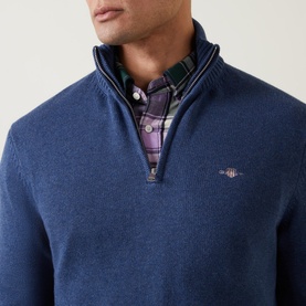 Half-Zip Logo Sweater
