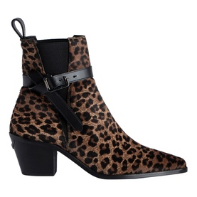 Tyler Leopard Print Cowboy Boots