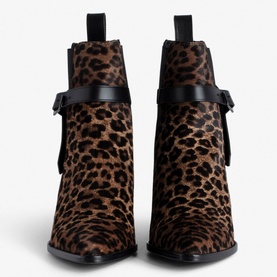 Tyler Leopard Print Cowboy Boots