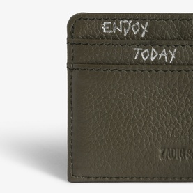ZV Grained Leather Cardholder