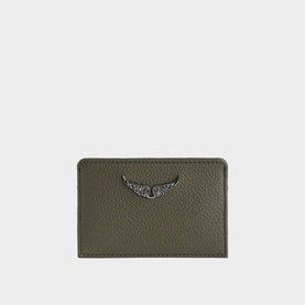 ZV Grained Leather Cardholder