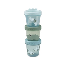 Three-Pack Croco Baby Food Container