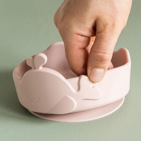 Wally Silicone Bowl & Baby Spoon Set