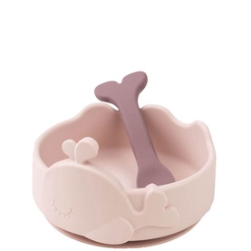 Wally Silicone Bowl & Baby Spoon Set