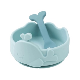 Wally Silicone Bowl & Baby Spoon Set