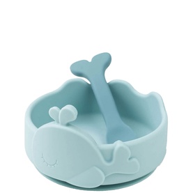Wally Silicone Bowl & Baby Spoon Set