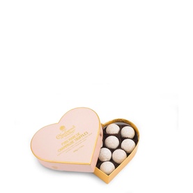 Pink Marc de Champagne Truffles Heart 200g