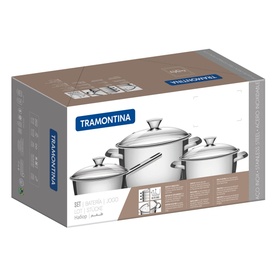 Four Piece Stainless Steel Cookware Set