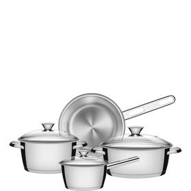 Four Piece Stainless Steel Cookware Set