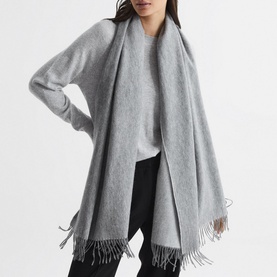 Picton Fringed Wrap Scarf