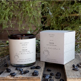 Eau So Calm Candle With Hematite Stones