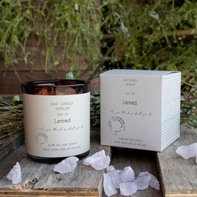 Eau So Loved Candle With Rose Quartz