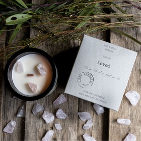 Eau So Loved Candle With Rose Quartz