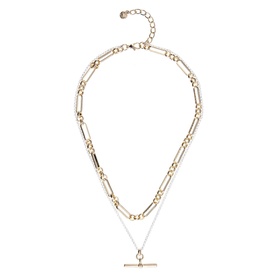 T-Bar Layered Necklace