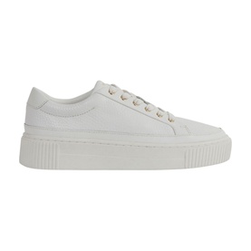 Leanne Leather Platform Trainers