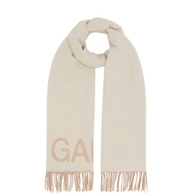 Fringed Logo Scarf