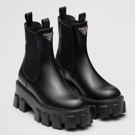 Monolith Brushed Leather Boots
