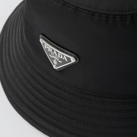 Re-Nylon Logo Hardware Bucket Hat