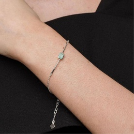 Manhattan Aqua Chalcedony Bracelet
