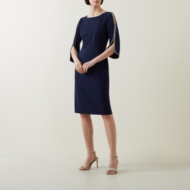 Rita Pearl-Detail Dress