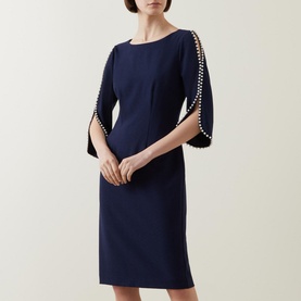 Rita Pearl-Detail Dress