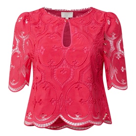 Jessie Lace-Detail Blouse