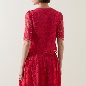Jessie Lace-Detail Blouse