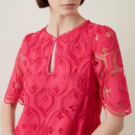 Jessie Lace-Detail Blouse